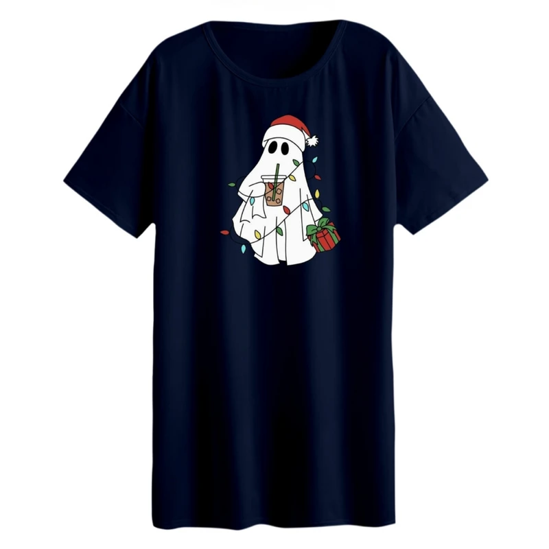 تی شرت لانگ آستین کوتاه زنانه مدل روح و ریسه