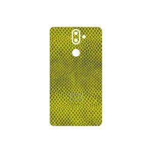 MAHOOT Yellow Snake Skin Cover Sticker for Nokia 8 Sirocco
