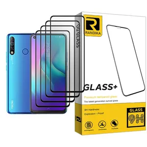 Randika Glass MIX004 Screen Protector For  Camon 12 Air Pack Of 4
