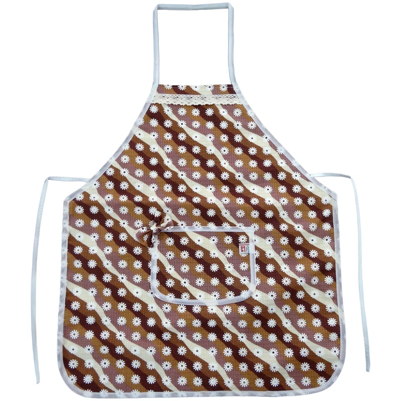 پیش بند آشپزخانه منسوجات خسروشاهی برتر مدل ساده طرح امواج کد P1011