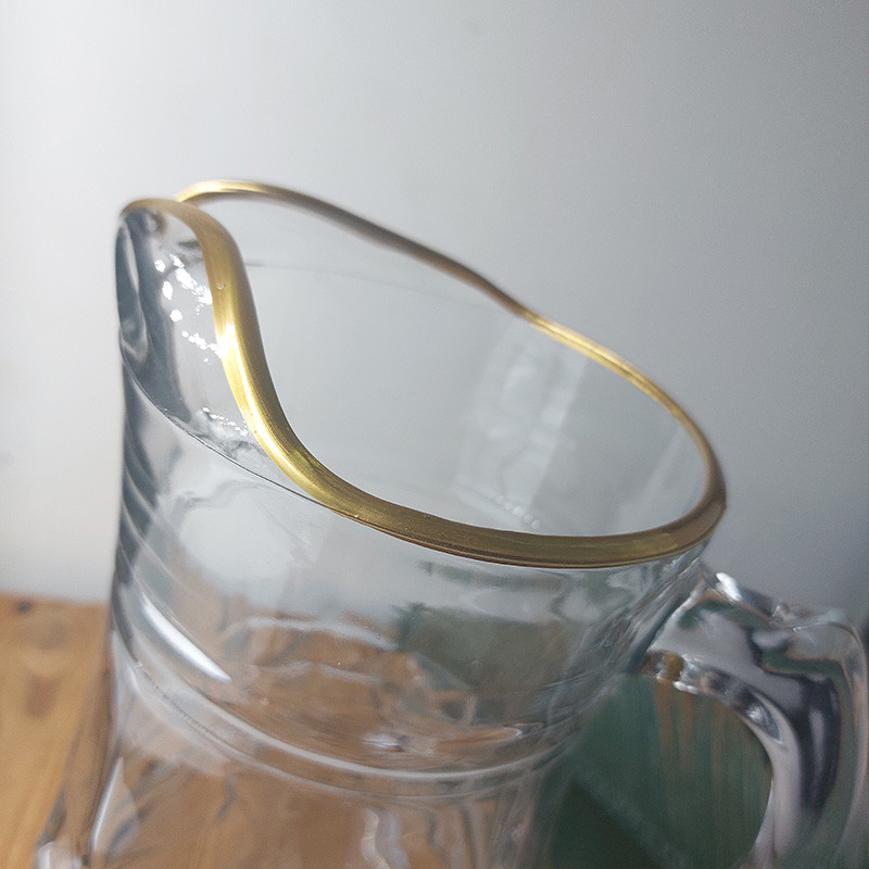 پارچ مدل اکوامارین لب طلا AQUAGOLD