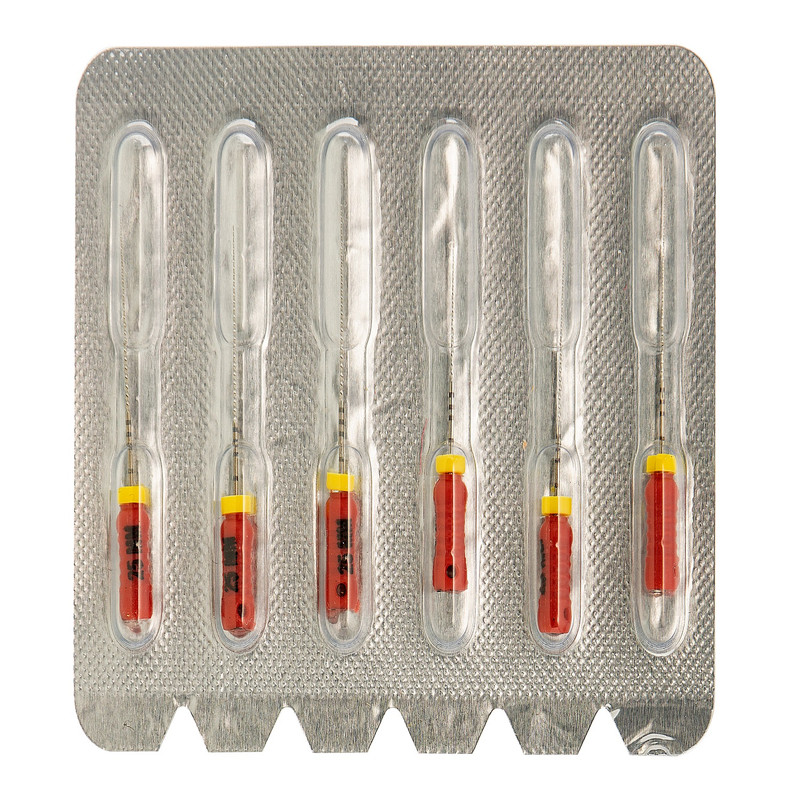 سی‌فایل دندانپزشکی جی دبلیو آر مدل C سایز 8 بسته 6 عددی