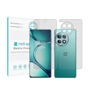 Rockspace transparent screen protector HyGEL model suitable for OnePlus Ace 2 Pro mobile phone with back protector