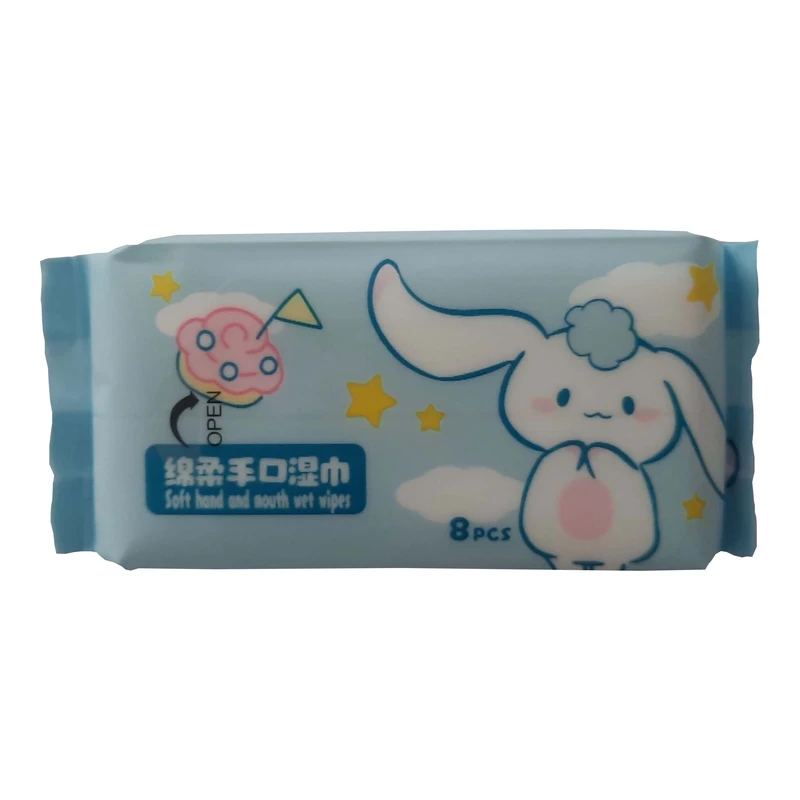 دستمال مرطوب کودک مدل آبی کد 3017