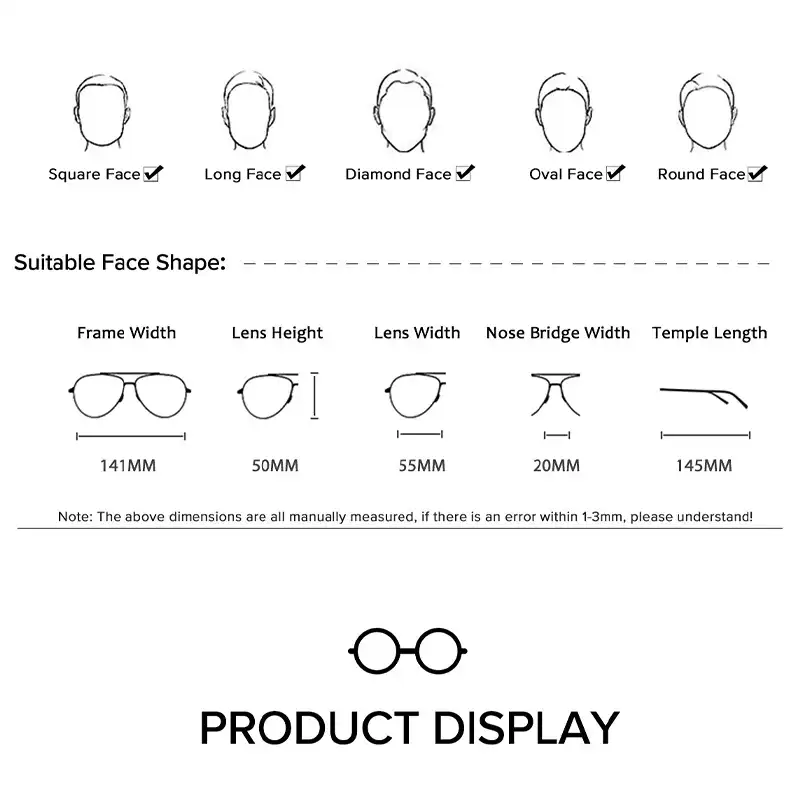فریم عینک طبی مدل JH060 مجموعه 6 عددی