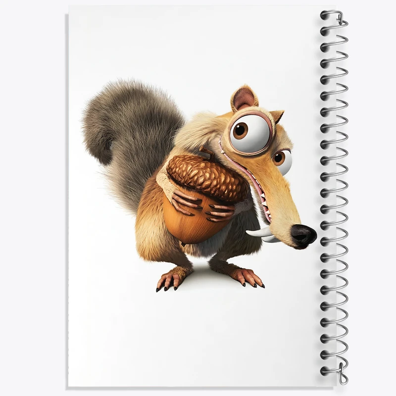 دفتر مشق 100 برگ خندالو طرح عصر یخبندان کد N2875