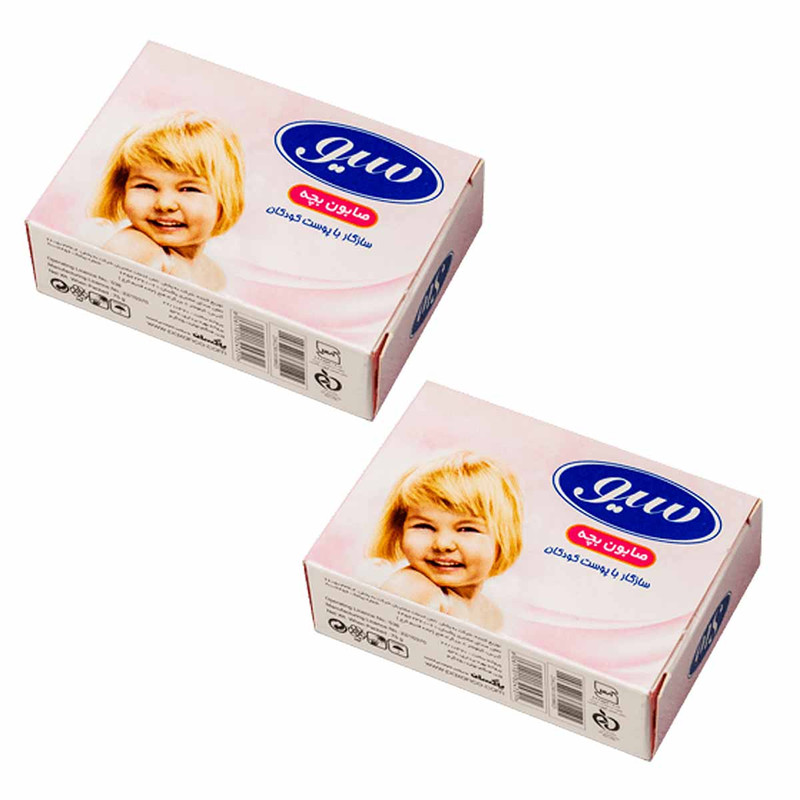 صابون بچه سیو مدل آنجل وزن 75 گرم بسته 2 عددی