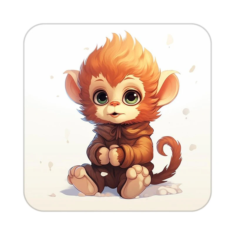 زیر لیوانی کاکتی طرح حیوانات کارتونی مدل mp28248