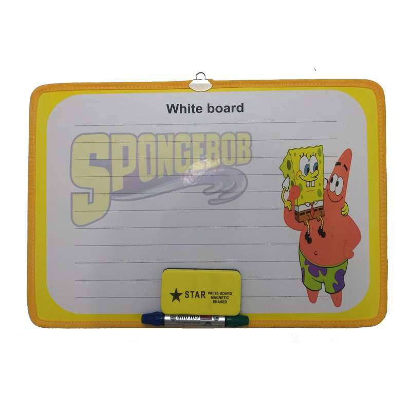 تخته وایت برد کد T02 سایز 34x25 سانتیمتر به همراه ماژیک و تخته پاک کن