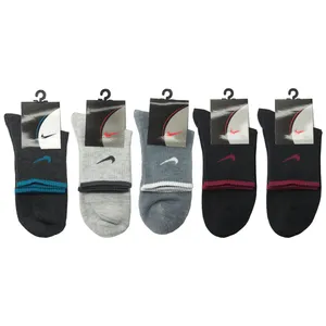 جوراب مدل نیم ساق نخی بسته 5 عددی