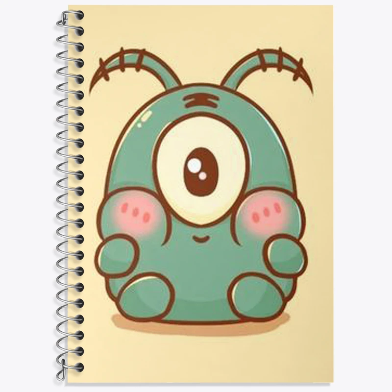 دفتر نت موسیقی 50 برگ خندالو طرح پلانکتون‌ باب اسفنجی کد N1838