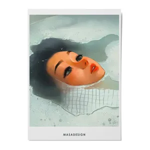 کارت پستال ماسا دیزاین طرح دختر مدل ZOD063