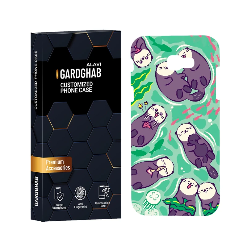 کاور گارد قاب علوی مدل حیوانات مناسب برای گوشی موبایل سامسونگ Galaxy A720 / A7 2017