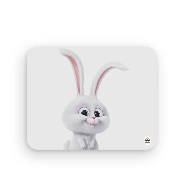 ماوس پد شادیت مدل خرگوش کیوت کد 01 سایز 24*19 سانتیمتر