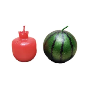 شمع مدل هندوانه انار بسته 2 عددی