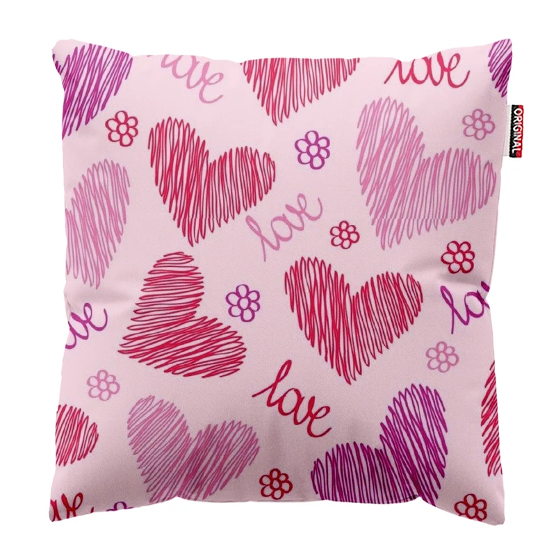  کوسن پاد آفرین طرح قلب کد 3581 سایز 30*30 سانتی متر