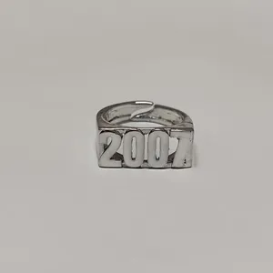 انگشتر زنانه مدل 2007 رنگ نقره ای