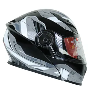 کلاه کاسکت فک متحرک ردلاین مدل 939 blk gry shin lose