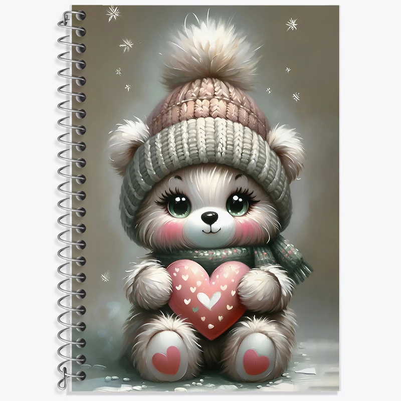 دفتر نت موسیقی 50 برگ خندالو طرح خرس کیوت کد F7159