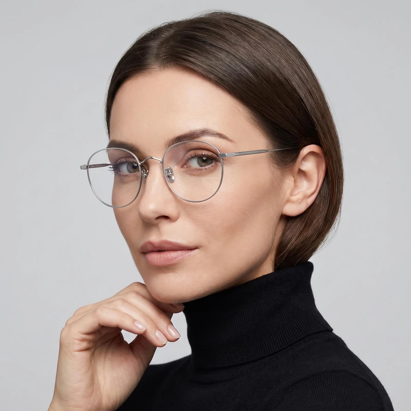 فریم عینک طبی مدل تیتانیوم کد 02-855