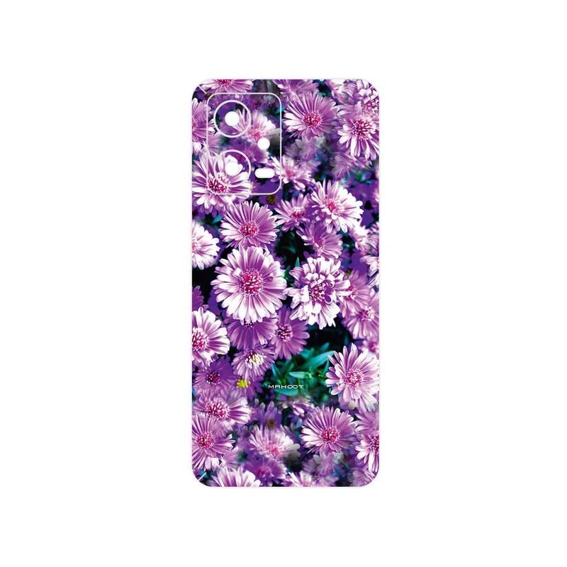 برچسب پوششی ماهوت مدل Purple_Flower مناسب برای گوشی موبایل شیائومی Poco X5