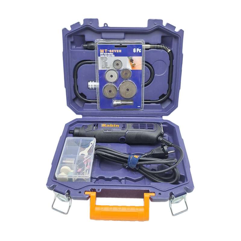 فرز انگشتی دیمر دار 130 وات رابین مدل R3110 مجموعه 107 عددی