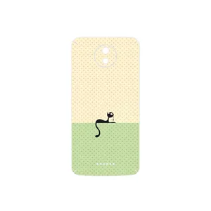MAHOOT Minimal Internet Cat Icon Cover Sticker for Motorola Moto C Plus