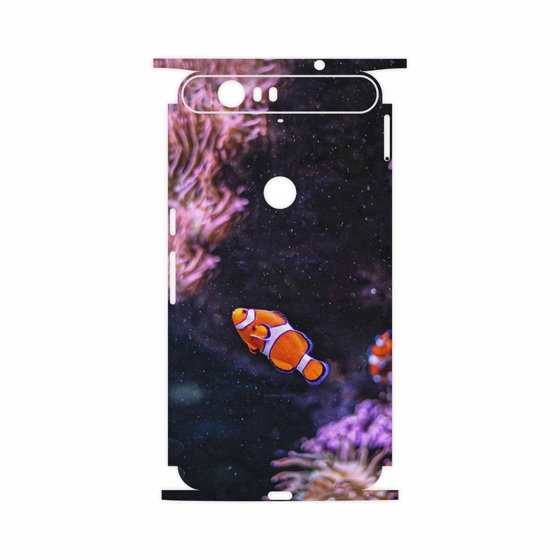 برچسب پوششی ماهوت مدل Clownfish-FullSkin مناسب برای گوشی موبایل گوگل Nexus 6P