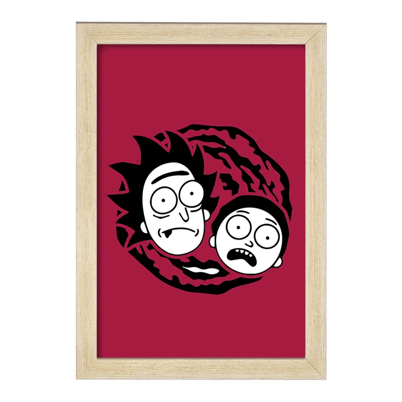 تابلو خندالو مدل انیمیشن ریک و مورتی Rick and Mort کد 26592
