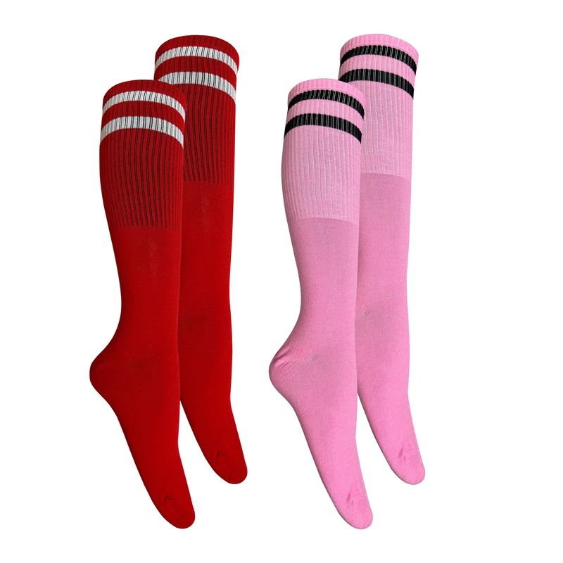 جوراب ورزشی ساق بلند زنانه تن پوش هنگامه مدل  زیر زانو کش دو خط PIGH مجموعه 2 عددی