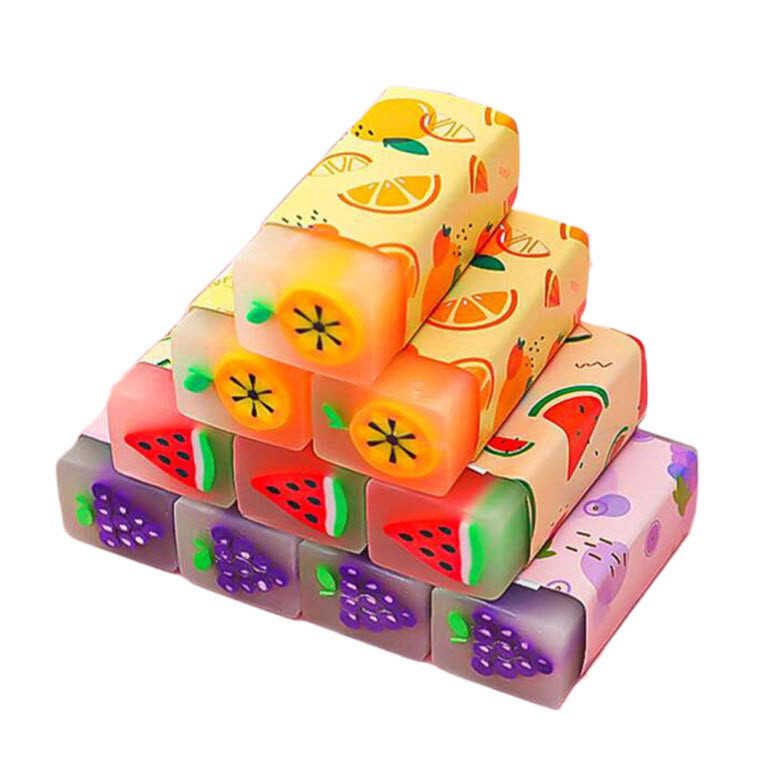 پاک کن مدل میوه های استوایی مجموعه 10 عددی