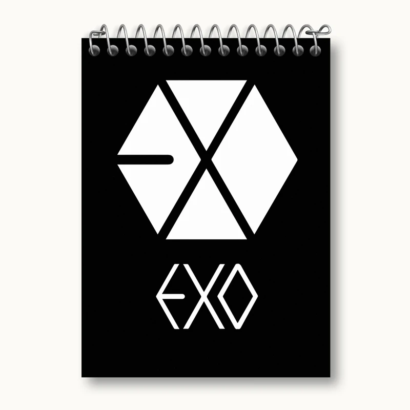 دفتر یادداشت 50 برگ خندالو مدل گروه اکسو EXO کد 13646