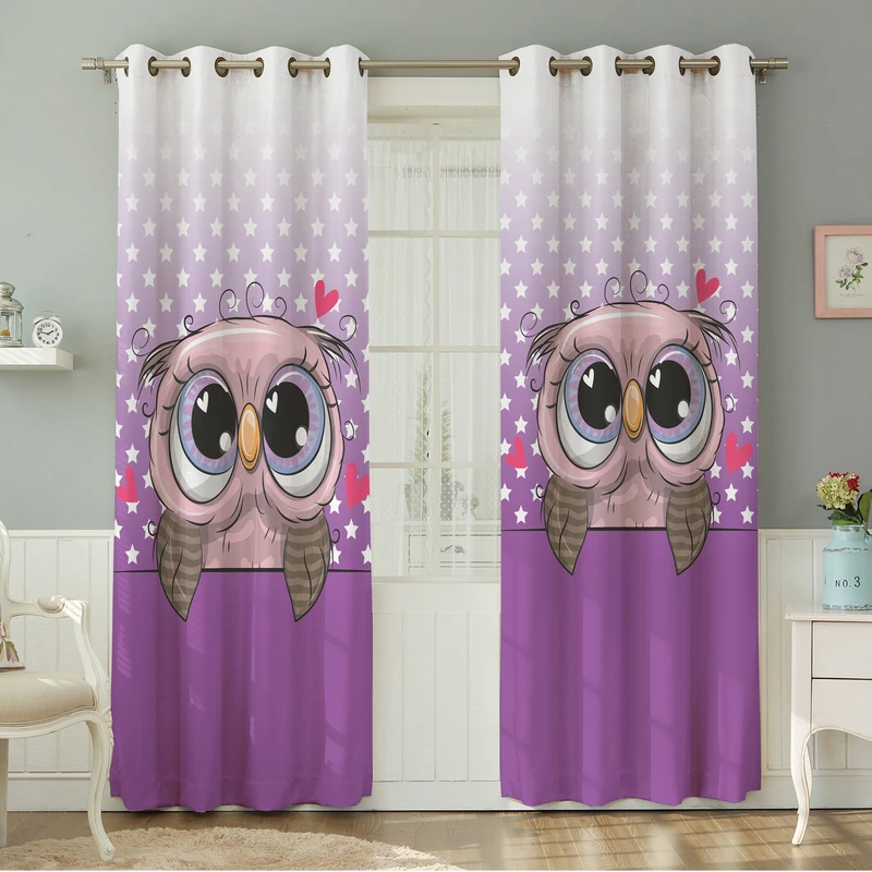 پرده نیروانا طرح   کودک مدل هازان کد 8246 سایز 140×280 سانتی متر