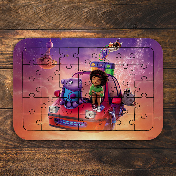 پازل 35 تکه طرح انیمیشن خانه مدل NI1965