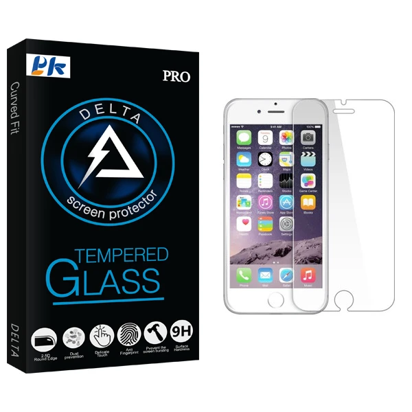 محافظ صفحه نمایش پی کی مدل Delta Glass مناسب برای گوشی موبایل اپل iphone 5/SE/5S
