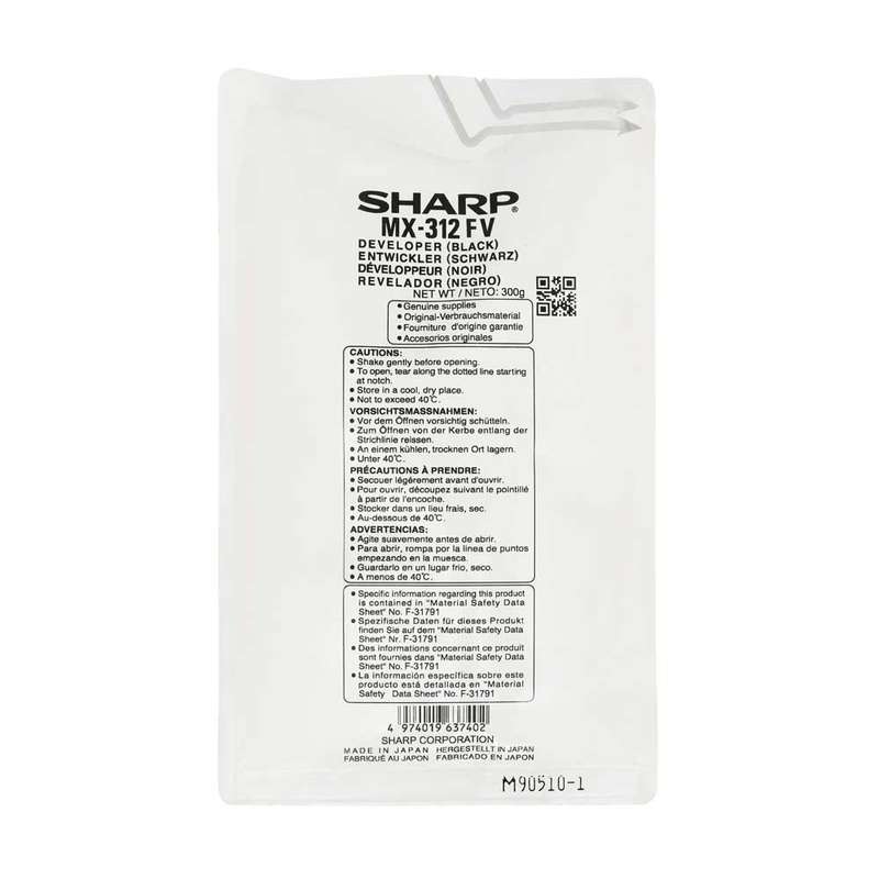 دولوپر شارپ مدل mx-312fv دولوپر شارپ مدل mx-312fv
