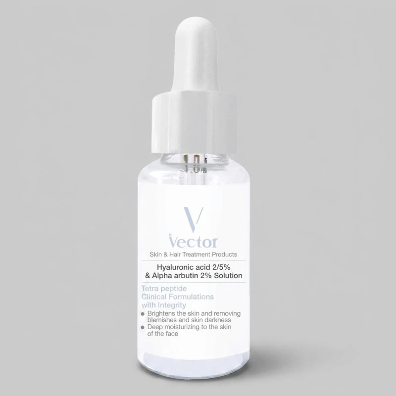 سرم پوست وکتور مدل Hyaluronic Acid 2/5% حجم 30 میلی لیتر