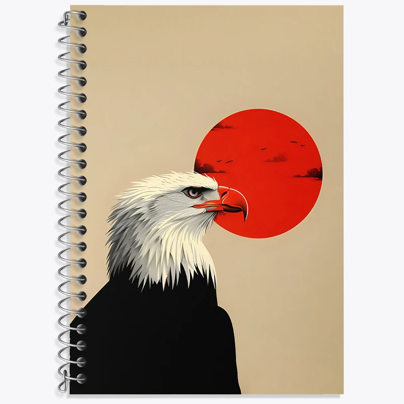 دفتر لغت 50 برگ خندالو طرح عقاب کد N5120