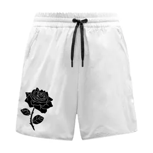 شلوارک مردانه مدل گل رز کد E 335