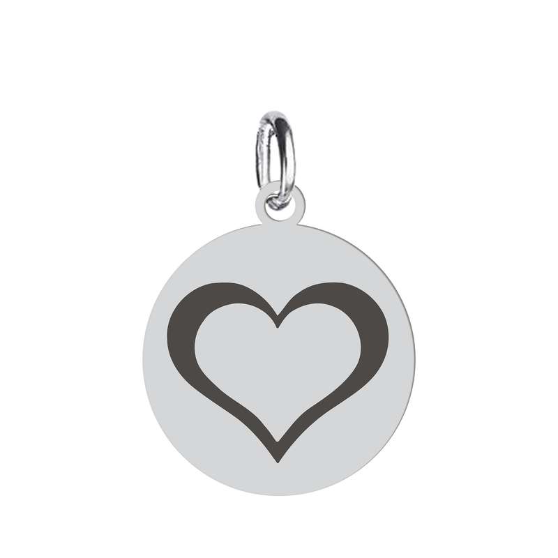 آویز گردنبند هایکا طرح قلب مدل ha235