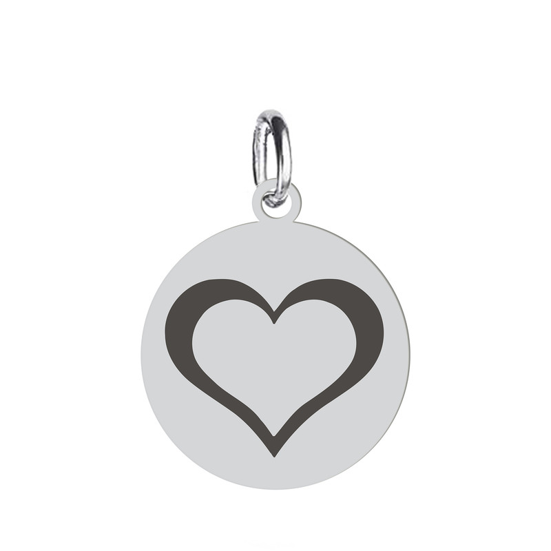 آویز گردنبند هایکا طرح قلب مدل ha235