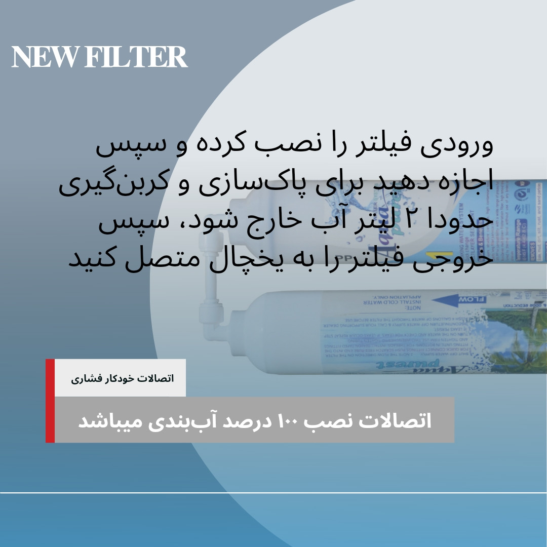 فیلتر تصفیه آب یخچال و فریزر آکوا پیورست مدل RX 2500G مجموعه 6 عددی