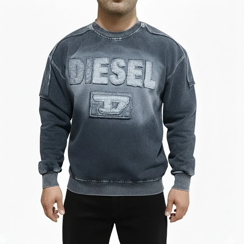 سویشرت مردانه مدل دورس سه نخ سنگشور 