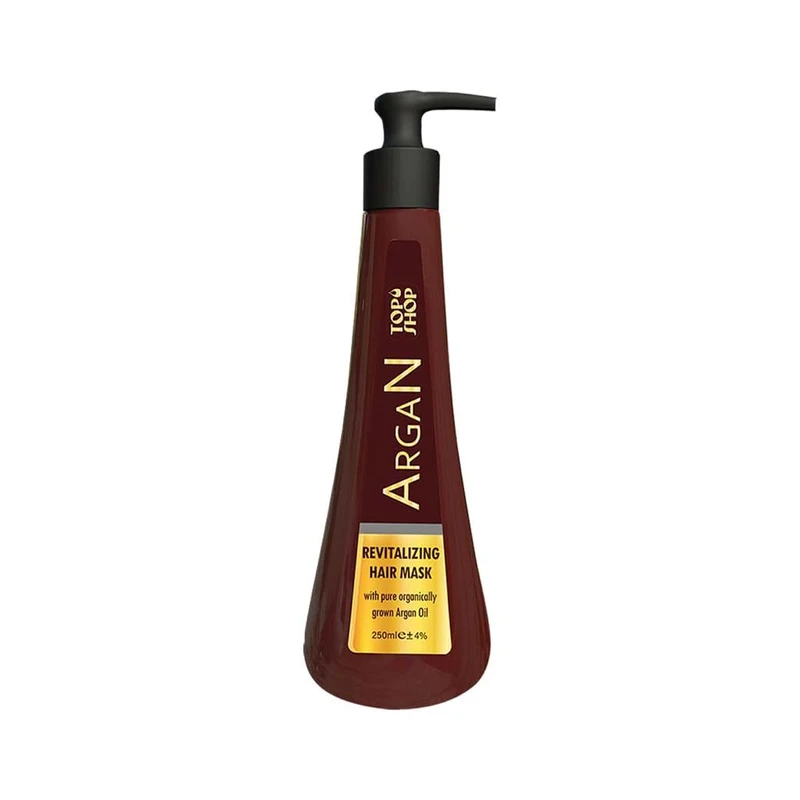 ماسک تقویت کننده مو تاپ شاپ مدل روغن آرگان حجم 250 میلی لیتر