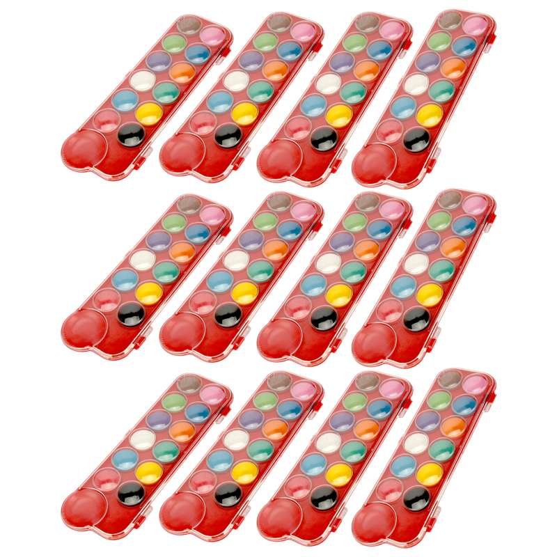 آبرنگ 12 رنگ پییرسز کد PZW0018 بسته 12 عددی آبرنگ 12 رنگ پییرسز کد PZW0018 بسته 12 عددی