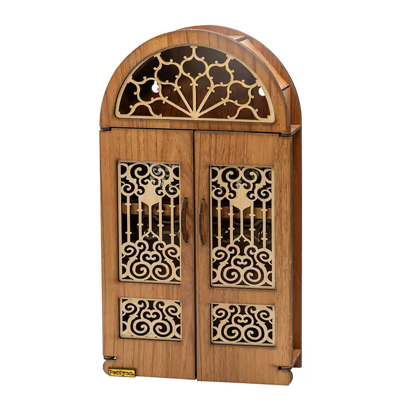 جاکلیدی پتیکو مدل پنجره سنتی آینه دار