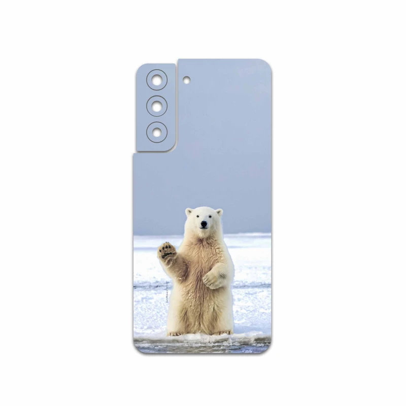 برچسب پوششی ماهوت مدل Polar-bear مناسب برای گوشی موبایل سامسونگ Galaxy S21 FE 5G