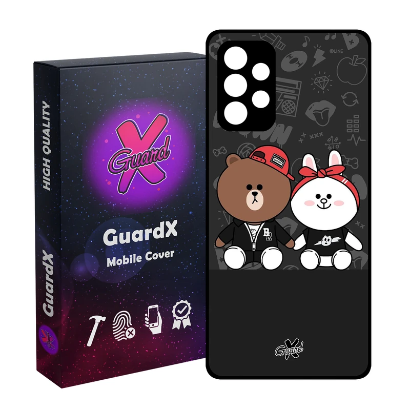 کاور گارد ایکس طرح Friends مدل Glass10127 مناسب برای گوشی موبایل سامسونگ Galaxy A52