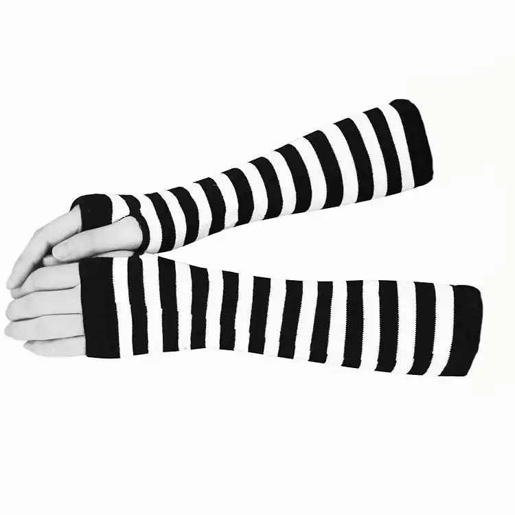 ساق دست مردانه مدل راه راه لا انگشتی کد M25