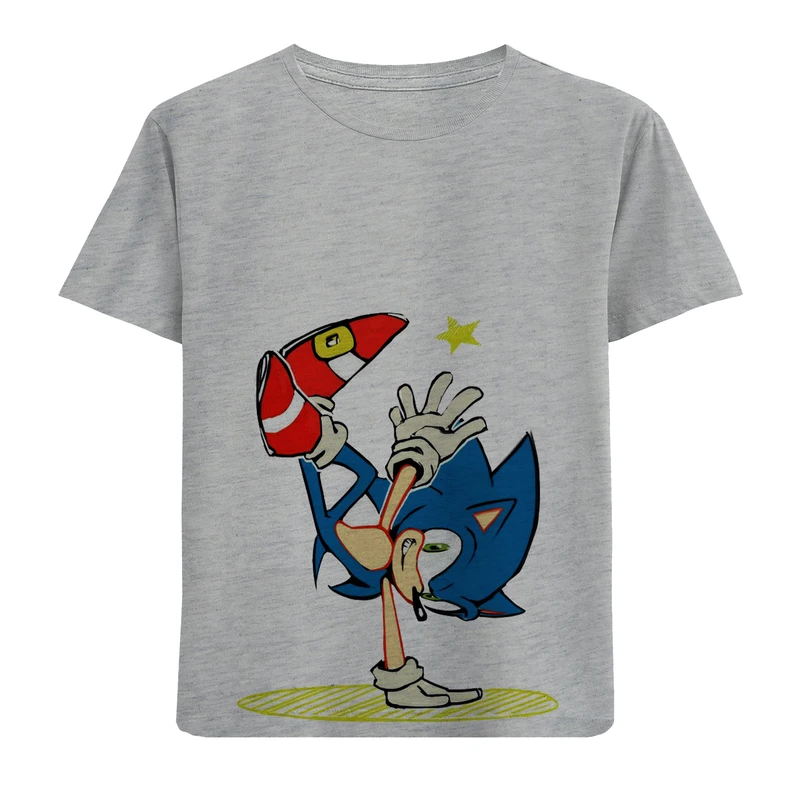 تی شرت آستین کوتاه بچگانه مدل سونیک F604